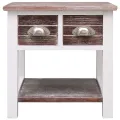 Table d'appoint Marron 40x40x40 cm Bois de Paulownia
