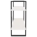 Bibliothèque à 2 niveaux Blanc 100x30x70 cm Bois de pin massif