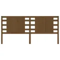 Tête de lit Marron miel 206x4x100 cm Bois massif de pin