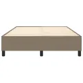cadre de lit Taupe 140x200 cm Tissu