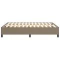 cadre de lit Taupe 140x200 cm Tissu