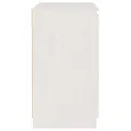 Armoire latérale blanc 60x36x65 cm bois de pin massif
