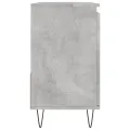Armoire de salle de bain gris béton 65x33x60 cm