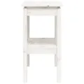Table console Blanc 80x40x75 cm Bois de pin solide