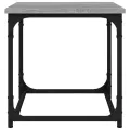Table d'appoint Sonoma gris 40x40x40 cm Bois d'ingénierie