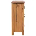 Armoire latérale de salle de bain Pin massif 59x32x80 cm