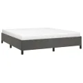Cadre de lit Gris foncé 160 x 200 cm Velours