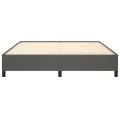 Cadre de lit Gris foncé 160 x 200 cm Velours