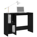 Bureau d'ordinateur portable Noir 102,5x35x75 cm Aggloméré
