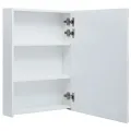 Armoire de salle de bain à miroir LED 50x13x70 cm