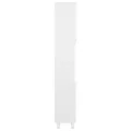 Armoire de salle de bain Blanc brillant 30x30x179 cm Aggloméré