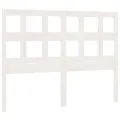 Tête de lit Blanc 205,5x4x100 cm Bois massif de pin