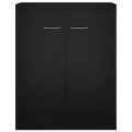Buffet Noir 60x30x75 cm Aggloméré