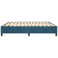 cadre de lit Bleu foncé 180x200 cm Velours