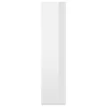 Bibliothèque/Buffet Blanc brillant 66 x 30 x 130 cm Aggloméré