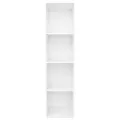 Bibliothèque/Meuble TV Blanc 36x30x143 cm Bois d'ingénierie