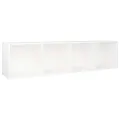 Bibliothèque/Meuble TV Blanc 36x30x143 cm Bois d'ingénierie