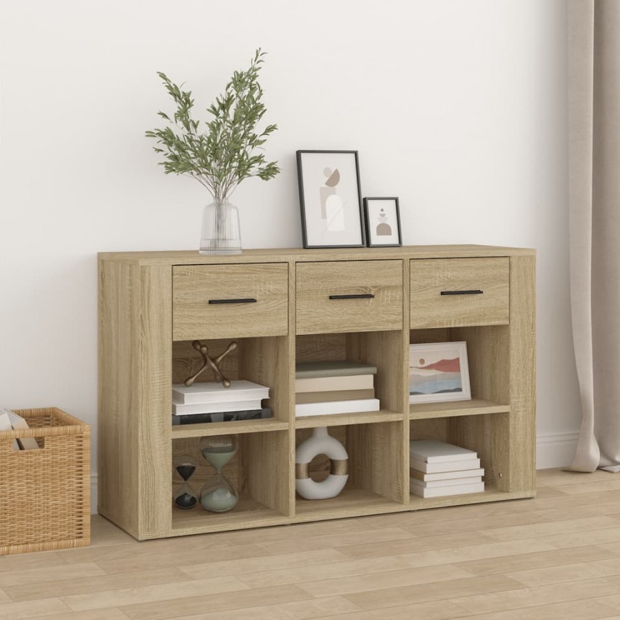 Buffet Chêne sonoma 100x30x59,5 cm Bois d'ingénierie