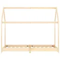 Cadre de lit d'enfant Bois de pin massif 90 x 200 cm