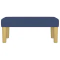 Banc Bleu 70x30x30 cm Tissu