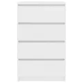 Buffet Blanc 60x35x98,5 cm Bois d'ingénierie