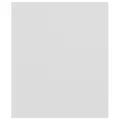 Ensemble de meubles salle de bain 2 pcs Blanc Bois d'ingénierie