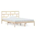 Cadre de lit Bois de pin massif 140x200 cm