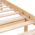 Cadre de lit bois de pin massif 140x190 cm