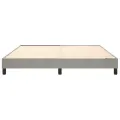 cadre de lit Gris clair 160x200 cm Velours