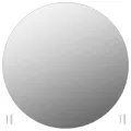 Miroir mural avec lampes LED Rond Verre