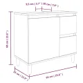 Armoire de salle de bain noir 65x33x60 cm bois d'ingénierie