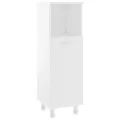 Ensemble de meubles de salle de bain 3 pcs Blanc Aggloméré