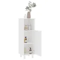 Ensemble de meubles de salle de bain 3 pcs Blanc Aggloméré