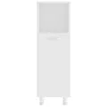 Ensemble de meubles de salle de bain 3 pcs Blanc Aggloméré