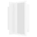 Armoire salle de bain à miroir LED Blanc 40x12x45 cm Acrylique