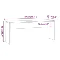 Ensembles de salle à manger 3 pcs Blanc brillant Aggloméré