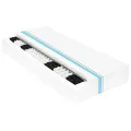 Lit de repos avec matelas 90x200 cm Bois de pin massif