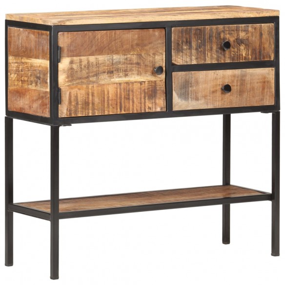 Buffet 85x30x80 cm Bois de manguier brut