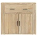 Buffet Chêne sonoma 80x33x70 cm Bois d'ingénierie