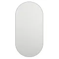 Miroir avec éclairage LED 80x40 cm Verre Ovale
