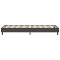 cadre de lit Gris foncé Tissu 90x200 cm