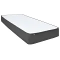 cadre de lit Gris foncé Tissu 90x200 cm