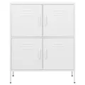 Armoire de rangement Blanc 80x35x101,5 cm Acier