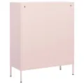 Armoire de rangement Rose 80x35x101,5 cm Acier