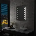 Miroir mural à LED pour salle de bains 60x80 cm