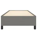 Cadre de lit Gris foncé 90x200 cm Tissu