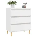 Buffet Blanc 60x35x70 cm Bois d'ingénierie