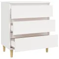 Buffet Blanc 60x35x70 cm Bois d'ingénierie