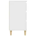 Buffet Blanc 60x35x70 cm Bois d'ingénierie