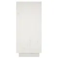 Buffet Blanc 31,5x34x75 cm Bois massif de pin